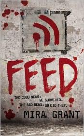 Feed by Mira Grant book cover