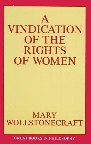 A Vindication of the Rights of Woman by Mary Wollstonecraft book cover