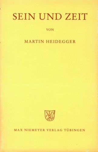 Being and Time by Martin Heidegger book cover