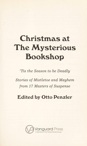 Christmas at the Mysterious Bookshop by Otto Penzler book cover