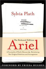 Ariel by Sylvia Plath book cover