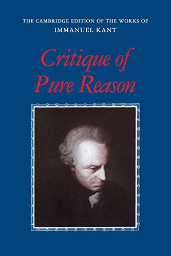 Critique of Pure Reason by Immanuel Kant book cover