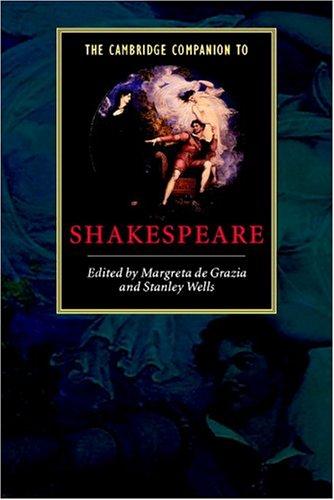 The Cambridge Companion to Shakespeare by Margreta De Grazia, Stanley W. Wells book cover