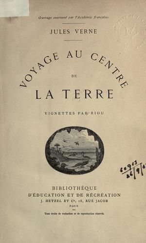Journey to the Center of the Earth by Jules Verne book cover