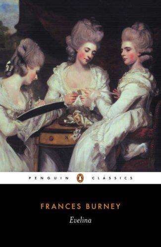 Evelina by Frances Burney book cover