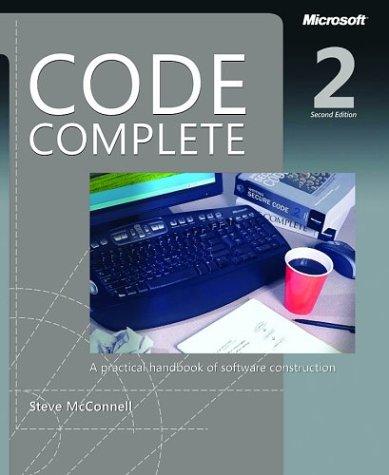 Code Complete by Steve McConnell book cover