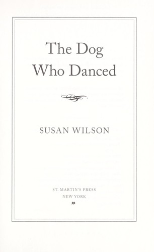 The Dog Who Danced by Susan Wilson book cover