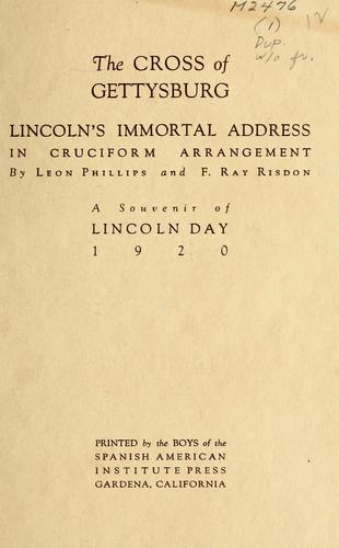The Gettysburg Address: A Historical Perspective by Abraham Lincoln book cover
