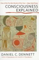 Consciousness Explained by Daniel Dennett book cover