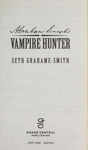 Abraham Lincoln by Seth Grahame-Smith book cover