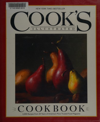 The Cook's Illustrated Cookbook by America's Test Kitchen (Firm) book cover