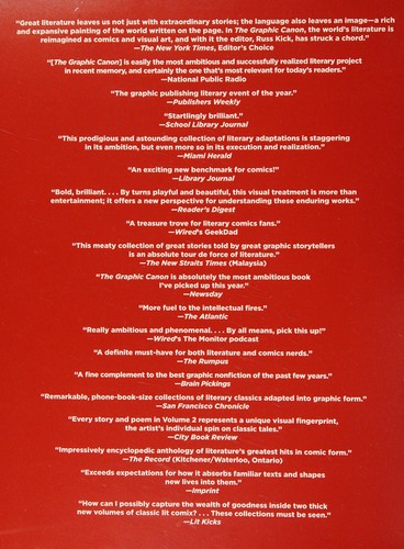 The Graphic Canon: The Classics, Vol. 1: The Graphic Canon of English Literature by Russell Kick book cover