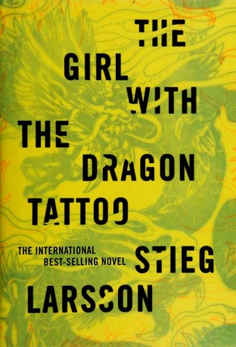The Girl with the Dragon Tattoo by Stieg Larsson book cover