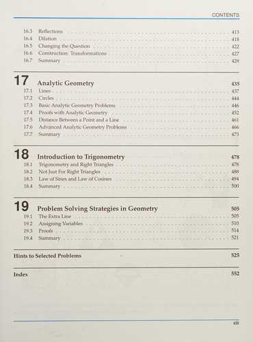Introduction to Geometry by Richard Rusczyk book cover