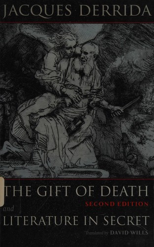 The Gift of Death by Jacques Derrida book cover