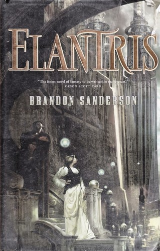 Elantris by Brandon Sanderson book cover