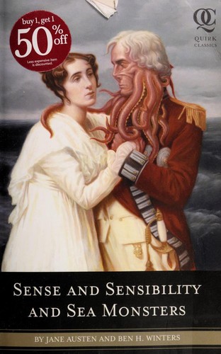 Sense and Sensibility and Sea Monsters by Jane Austen and Ben H. Winters book cover