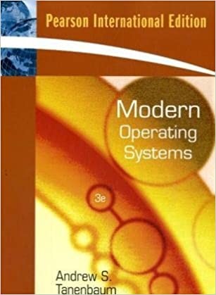 Modern Operating Systems by Andrew S. Tanenbaum book cover