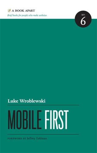 Mobile First by Luke Wroblewski book cover