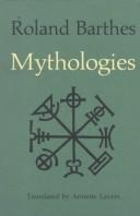 Mythologies by Roland Barthes book cover