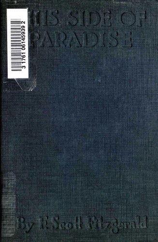 This Side of Paradise by F. Scott Fitzgerald book cover
