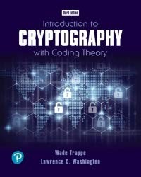 Introduction to Cryptography with Coding Theory by Wade Trappe, Lawrence C. Washington book cover
