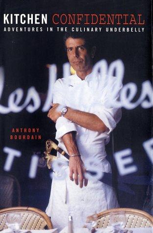 Kitchen Confidential by Anthony Bourdain book cover