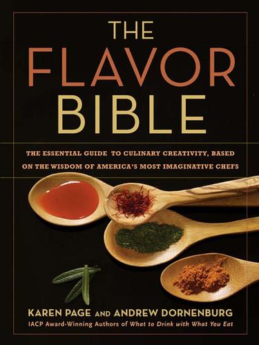 The Flavor Bible by Karen Page and Andrew Dornenburg book cover