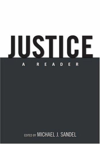 Justice: What's the Right Thing to Do? by Michael J. Sandel book cover