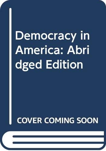 Democracy in America by Alexis de Tocqueville book cover