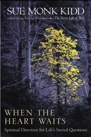 When the Heart Waits by Sue Monk Kidd book cover