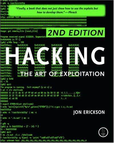 Hacking: The Art of Exploitation by Jon Erickson book cover