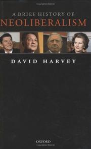 A Brief History of Neoliberalism by David Harvey book cover