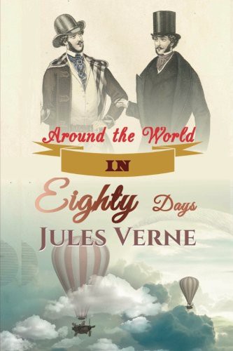 Around the World in Eighty Days by Jules Verne book cover