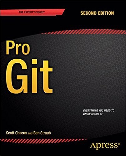 Pro Git by Scott Chacon and Ben Straub book cover