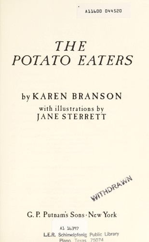 The Potato Eaters by Karen Branson book cover