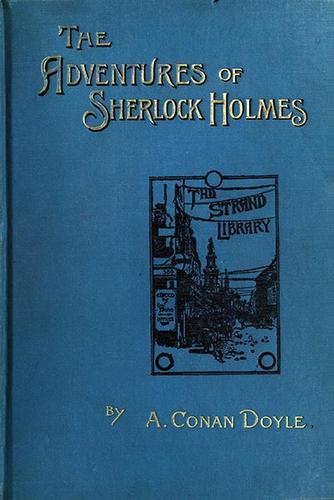 The Adventures of Sherlock Holmes by Arthur Conan Doyle book cover