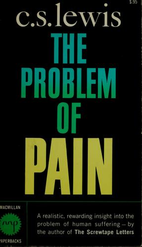 The Problem of Pain by C.S. Lewis book cover