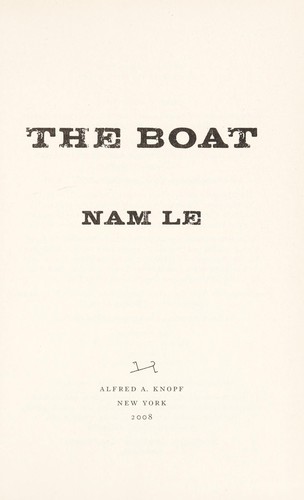 The Boat by Nam Le book cover