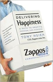 Delivering Happiness by Tony Hsieh book cover