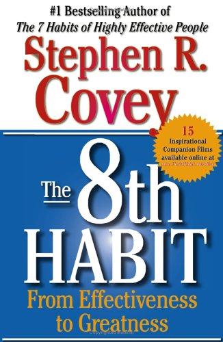 The 8th Habit: From Effectiveness to Greatness by Stephen R. Covey book cover