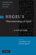 Hegel's Phenomenology of Spirit: A Critical Guide by Dean Moyar, Michael Quante book cover