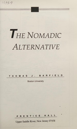 The Nomadic Alternative by Thomas J. Barfield book cover