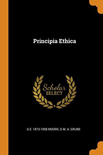 Principia Ethica by G.E. Moore book cover