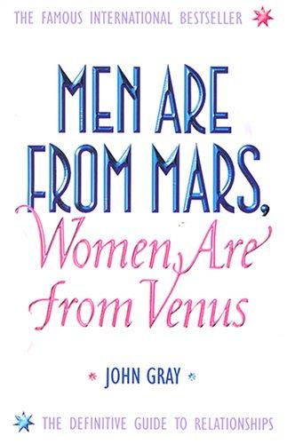 Men Are from Mars, Women Are from Venus by John Gray book cover