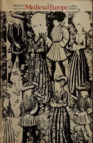 Medieval Europe: A Short History by C. Warren Hollister book cover
