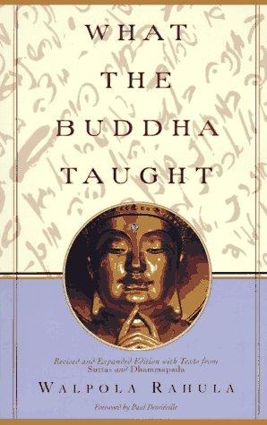 What the Buddha Taught by Walpola Rahula book cover