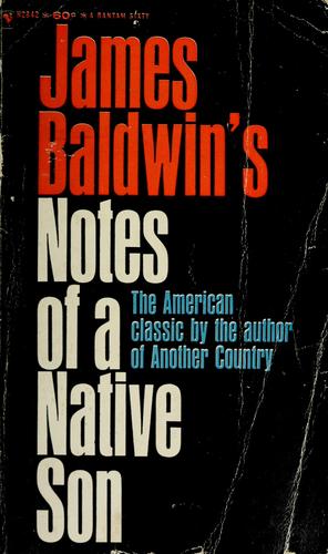 Notes of a Native Son by James Baldwin book cover