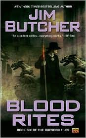 Blood Rites by Jim Butcher book cover