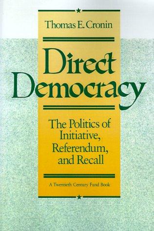 Direct Democracy: The Power of the People by Thomas E. Cronin book cover